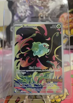 2025 Pokemon - Mega Evolution - 133/132 - Bulbasaur Illustration Rare Card NM-MT - Image 1