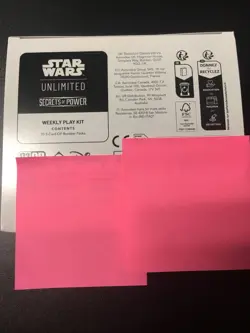 Star Wars Unlimited Secrets of Power Weekly Play Kit -70 3 card OP Booster Packs - Image 1