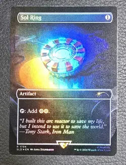 MTG Sol Ring - Rainbow Foil - Secret Lair Drop Series #1734 NM Magic Card - Image 1