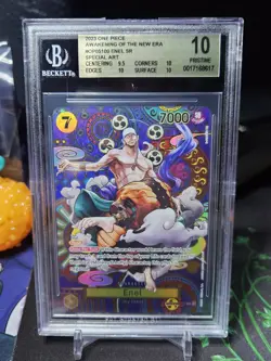 BGS 10 PRISTINE Enel AWAKENING NEW ERA 100 SP ALT ART One Piece Card - Image 1
