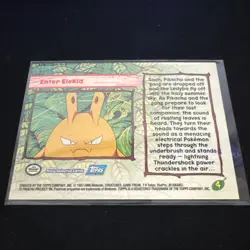 NM+ holo Pokemon Card Enter Elekid 4 TOPPS Pokemon The Movie 2000 Foil! - Image 4