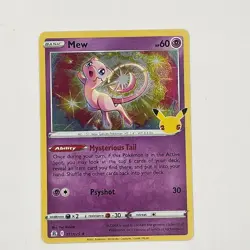 Pokemon Celebrations Mew Holo Rare Card 11/25 MINT/NM - Image 1