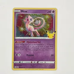 Pokemon Celebrations Mew Holo Rare Card 11/25 MINT/NM - Image 1
