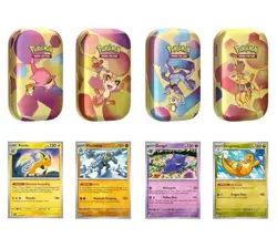 Pokemon 4 Mini Tins + 4 Promo Cards Bundle - 151 SAMS CLUB CONFIRMED PACK 1 - Image 1