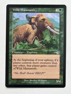Wild Mammoth - Nemesis - Magic: The Gathering - MtG - Image 1