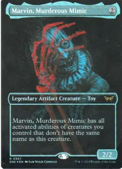 MTG: Duskmourn: House of Horror: Foil Showcase Marvin, Murderous Mimic: LP Con - Image 1