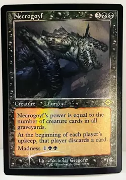 Necrogoyf (Retro Frame) (Foil Etched) -#398-MTG-Modern Horizons 2-NM - Image 1