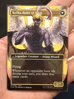 MTG - Kefka, Court Mage (0398) (Borderless) M FINAL FANTASY 398 LP-NM - Image 2