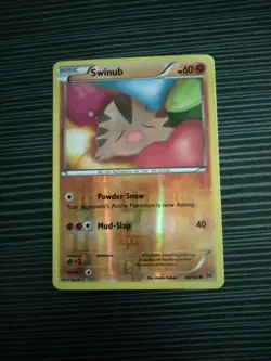 Pokemon -- Breakthrough -- Reverse Holo -- Swinub -- 80/162 LP - Image 1