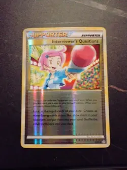 Pokemon TCG Interviewer's Questions 77/95 HGSS Unleashed Reverse Holo NM - Image 1