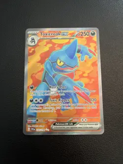 Toxicroak EX Full Art 232/198 Ultra Rare Scarlet & Violet Pokemon TCG Near Mint - Image 1