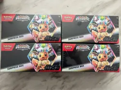 Pokemon TCG: Prismatic Evolutions Surprise Box (SEALED LOT OF 4) - Image 1