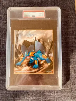 LOW POP 1 of ONLY 2, 2019 Pokemon Shikishi Art 3 Swampert, PSA Gem Mint 10 - Image 1