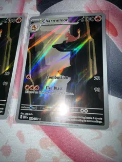 Pokemon TCG Charmeleon 169/165 Scarlet & Violet 151 IR Illustration Rare Holo x2 - Image 2