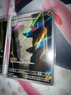 Pokemon TCG Charmeleon 169/165 Scarlet & Violet 151 IR Illustration Rare Holo x2 - Image 3
