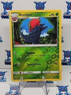 Pokemon Accelgor Crimson Invasion 9/111 Reverse Holo NM - Image 1