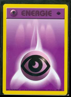 Pokemon PSYCHIC ENERGY 101/102 - 1st Edition Base Set - NM/M - GERMAN - Image 1