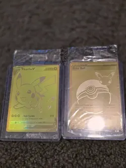 Pokemon Celebrations Pikachu V & PokeBall Gold Promos SEALED SWSH 145 & SWSH 146 - Image 3