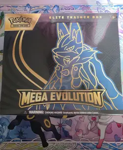 Pokemon TCG Mega Evolution Lucario Elite Trainer Box ETB New Factory Sealed - Image 1