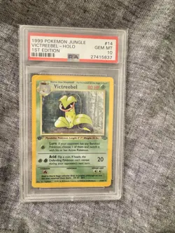 1999 Pokemon Jungle Victreebel 1st Edition Holo PSA 10 GEM MINT - Image 1