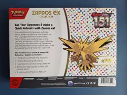 Pokemon TCG Scarlet & Violet 151 Zapdos EX Collection Box Sealed NEW - Image 2