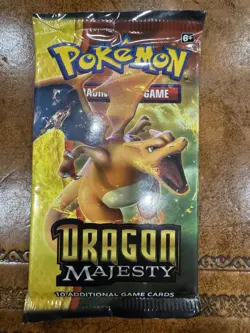 Pokemon TCG Dragon Majesty Booster Pack Charizard Art New Sealed 2018 - Image 1