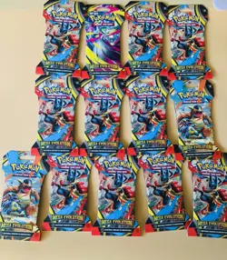 Lot of 13 Pokemon TCG MEGA EVOLUTION Sleeved Booster Packs Brand New & Sealed - Image 1