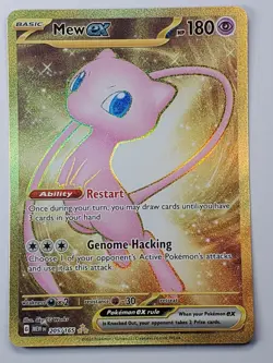 Mew ex - 205/165 Holo Hyper Rare SV: Scarlet & Violet 151 NM English Pokemon - Image 1