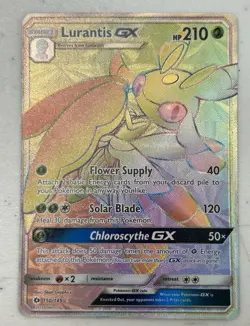 Pokemon Lurantis GX (Secret) 150/149 Secret Rare SM Base Set NM - Image 1