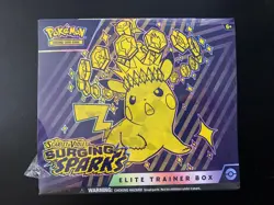 Pokemon TCG Scarlet & Violet Surging Sparks ETB Sealed Elite Trainer Box tear #1 - Image 1