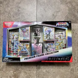 Pokemon TCG Prismatic Evolutions Premium Figure Collection New + Sealed - Image 1