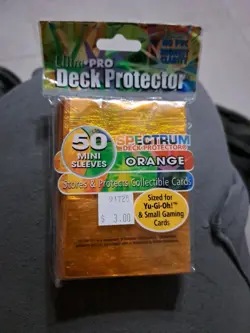 Yu-Gi-Oh! Ultra Pro SPECTRUM Deck Protector Sleeves Orange NEW SEALED - Image 1
