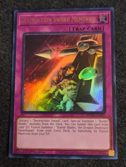 x1 Destruction Sword Memories - MP25-EN281 - Ultra Rare - 1st Edition Yu-Gi-Oh! - Image 1