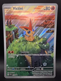 Pokemon Victini SVP 208 JUMBO Card Black Bolt White Flare PROMO Oversized Card - Image 2