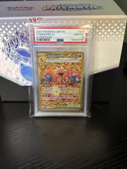 Pokemon TCG Charizard EX Obsidian Flames Holo Hyper Rare Card 228/197 PSA 10 - Image 1