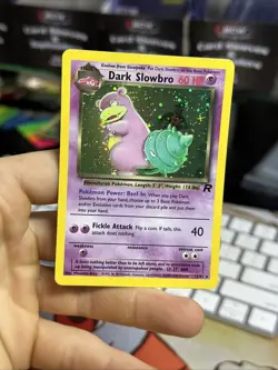 #2 Dark Slowbro 12/82 Team Rocket 2000 Holo Rare WOTC Pokemon Card TCG - Image 3