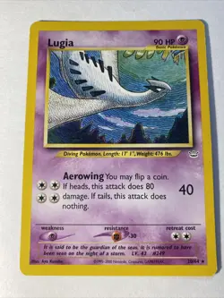 Pokemon TCG Neo Revelation Rare Nonholo Cards - Lugia Raikou Entei + More - MP - Image 1