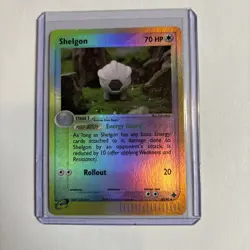 Pokemon Shelgon 41/97 EX Dragon Reverse Holo Uncommon E-reader Card - Image 1