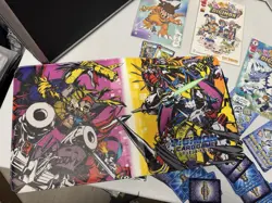 Digimon Card Collection 1999 2000 Vintage Cards Lot Binder + Comics + Carry Case - Image 3