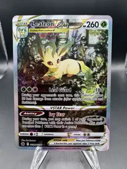 Leafeon VSTAR Crown Zenith: Galarian Gallery Ultra Rare Card #GG35/GG70 - Image 1