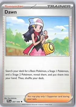 Dawn - 087/094 Phantasmal Flames - Prerelease Pokemon TCG English Trainer Card - Image 1