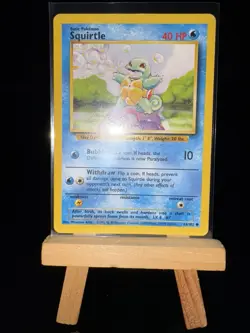 SQUIRTLE - 63/102 Base Set Wizards LP - Common Regular - Pokemon TCG Card - Image 4