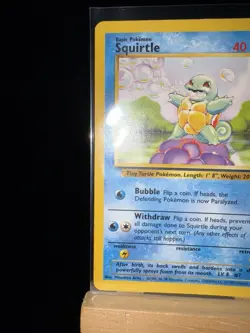 SQUIRTLE - 63/102 Base Set Wizards LP - Common Regular - Pokemon TCG Card - Image 5