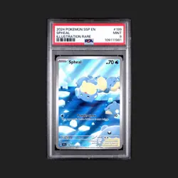 Pokemon TCG Spheal Illustration Rare Card 199/191 Surging Sparks PSA 9 - Image 1
