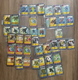 Digimon TCG Vintage Card Lot - Varying Conditions - Image 1