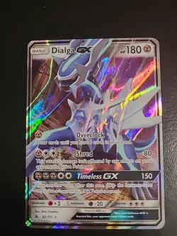 Dialga GX - 82/131 - Pokemon Forbidden Light Sun & Moon Ultra Rare Card NM - Image 1