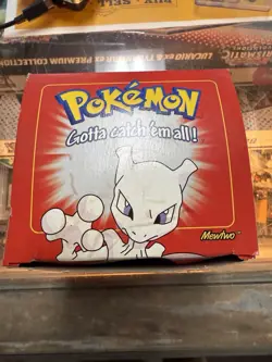 Vtg 1999 Pokemon Sealed Mewtwo 23K Gold-Plated Card #150 Burger King Red Box - Image 1