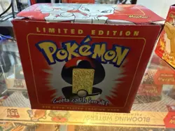 Vtg 1999 Pokemon Sealed Mewtwo 23K Gold-Plated Card #150 Burger King Red Box - Image 2