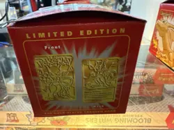 Vtg 1999 Pokemon Sealed Mewtwo 23K Gold-Plated Card #150 Burger King Red Box - Image 3