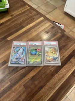 Lot Of Three Psa Graded Pokemon Cards - Image 1